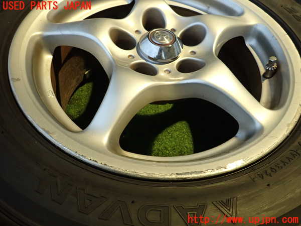 2UPJ-9235609027]MR2(SW20) (V型)タイヤ　ホイール　1本② 225/50R15 中古_2