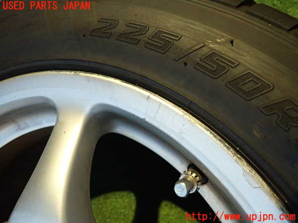 2UPJ-9235609027]MR2(SW20) (V型)タイヤ　ホイール　1本② 225/50R15 中古_3