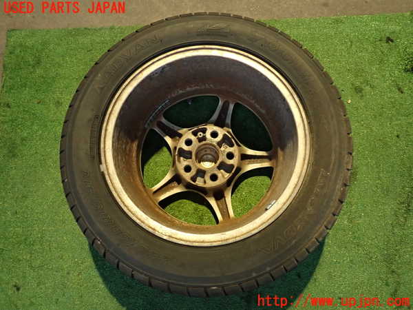 2UPJ-9235609027]MR2(SW20) (V型)タイヤ　ホイール　1本② 225/50R15 中古_4