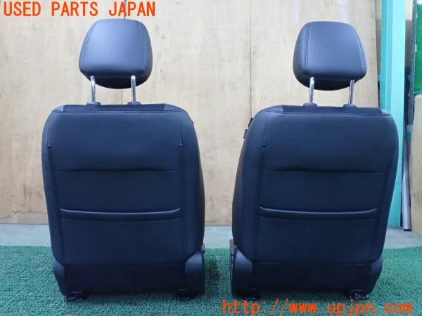 3UPJ=9235610609]日産リーフ XVセレクション 90周年記念車(ZE1)純正 シートセット 運転席 助手席 シートヒーター付 手動 コンビシート 中古_2