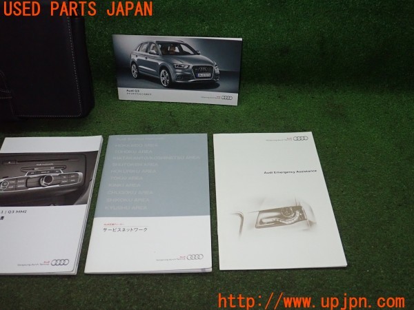 3UPJ=9235620802]アウディ Q3 2.0TFSIクワトロ211PS(8UCPSF)取扱説明書 取説 車両マニュアル 中古_3