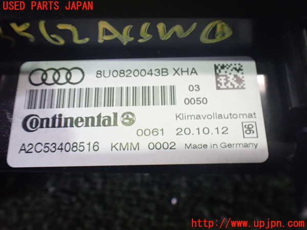 2UPJ-9235626066]アウディ・Q3(8UCPSF)エアコンスイッチ1 中古_3