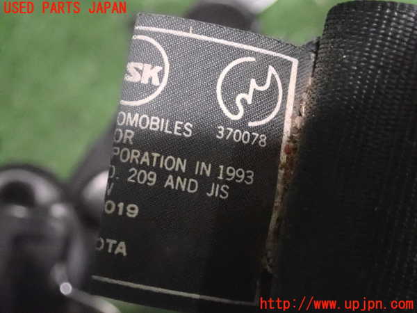 2UPJ-9235637045]MR2(SW20)運転席シートベルト 中古_4
