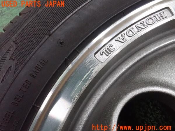 3UPJ=9235660914]ビート(PP1)前期 純正 ホイール 13×4.5J+35 14×5J+45 PCD100 4穴 4本 中古_4