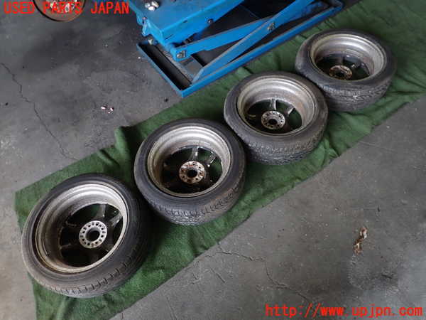 1UPJ-9235689025]ロードスター(NA6CE)社外 タイヤ　ホイール(WORK Pietra Racing)　4本セット 195/50R15 中古_3
