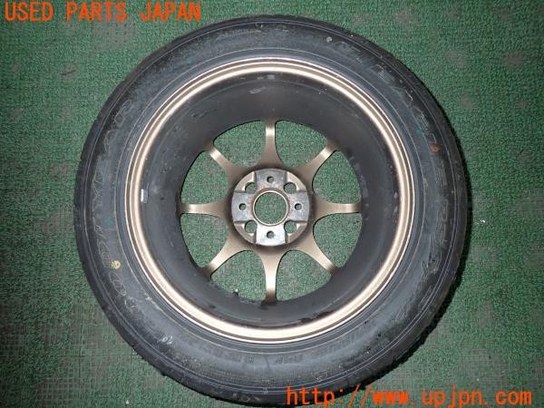 3UPJ=9235690961]ヤリス(YARIS) カップカー(MXPA10)RAYS レイズ VOLK RACING CE28N? タイヤホイール 15×7J? +47? PCD100 4穴 1本 中古_3