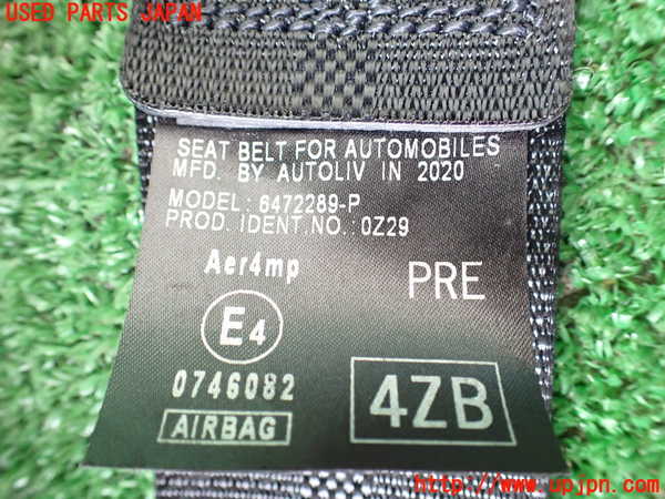 1UPJ-9235697075]ヤリス(YARIS)(MXPA10)助手席シートベルト 中古_2