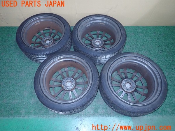 3UPJ=9235710919]ルノー メガーヌR.S.(ルノー・スポール)(DZF4R)SiFo シーフォ タイヤホイール 18×8.5J +65 PCD114.3 5穴 4本 中古_4