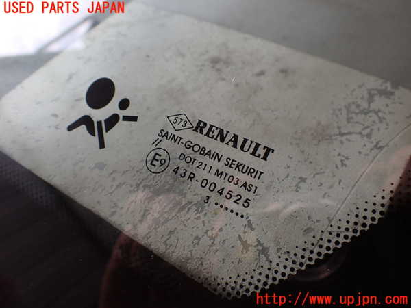 2UPJ-9235711195]ルノー・メガーヌ R.S.(ルノー・スポール)(DZF4R)フロントガラス (SAINT-GOBAIN SEKURIT 43R-004525 M103) 中古_3