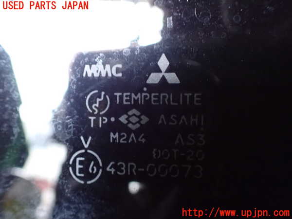 1UPJ-9235721370]デリカ スターワゴン(P25W)右サイドセンターガラス 中古 ASAHI M2A4 43R-00073_3