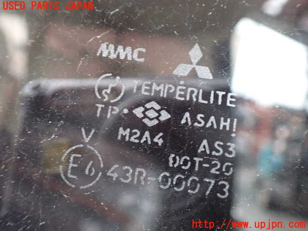 1UPJ-9235721382]デリカ スターワゴン(P25W)左クォーターガラス 中古 ASAHI M2A4 43R-00073_3