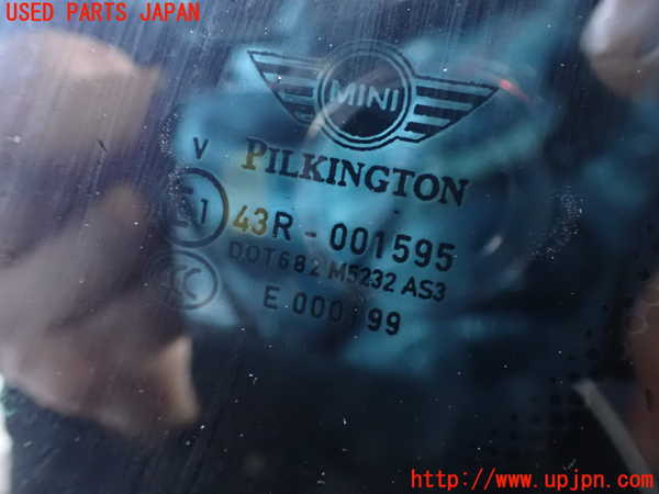 2UPJ-9235761380]BMW ミニ(MINI)ジョンクーパーワークス(JCW)(R60) クロスオーバー(XDJCW)右クォーターガラス 中古(43R-001595 M5232)_2