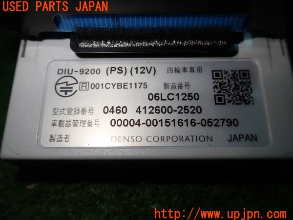 3UPJ=9235770503]アコード ユーロR(CL7)DENSO デンソー DIU-9200 ETC車載器 中古_5