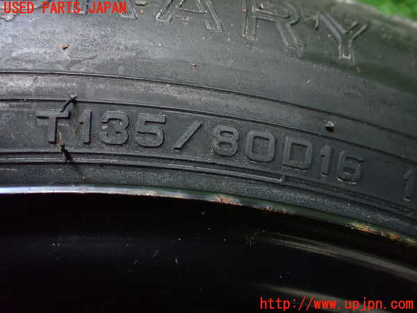 2UPJ-9235779601]アコード ユーロR(CL7)スペアタイヤ1 T135/80D16 中古_2