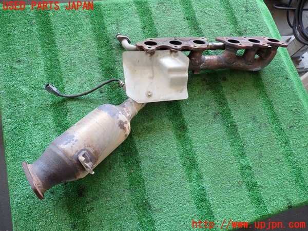 2UPJ-9235782042]センチュリー(GZG50)エキマニ2 触媒 マニバーター 中古_4