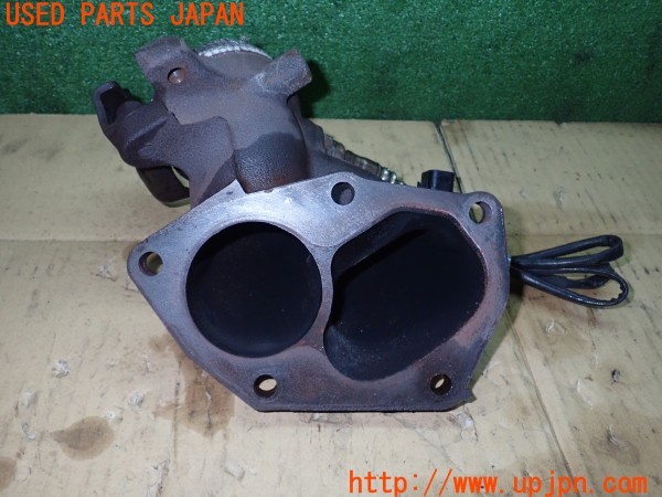 3UPJ=9235800100]ランサーエボリューションVII GT-A(CT9A)純正 タービンアウトレットパイプ O2センサー付 難有 中古_2