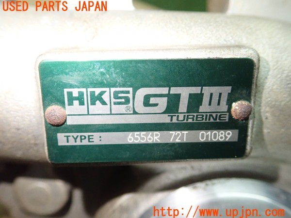 3UPJ=9235800136]ランサーエボリューションVII GT-A(CT9A)HKS GTIII 6556R 72T 01089 タービン ジャンク_5