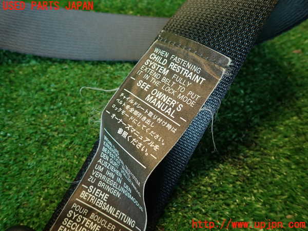 2UPJ-9235807155]ランエボ7 GT-A(CT9A)右2列目シートベルト 中古_4