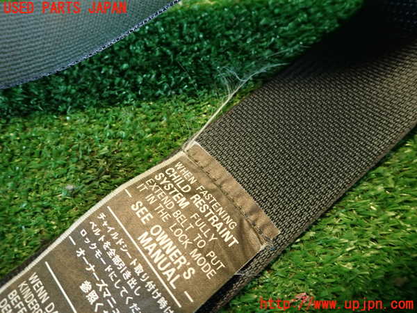 2UPJ-9235807185]ランエボ7 GT-A(CT9A)左2列目シートベルト 中古_4
