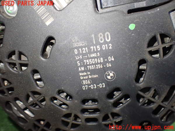 2UPJ-9235816015]BMW X3(PC30)(E83系)オルタネーター(ダイナモ) 中古_3