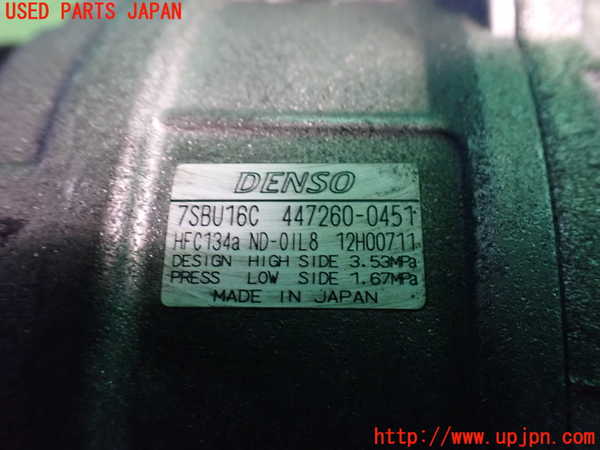 2UPJ-9235816025]BMW X3(PC30)(E83系)エアコンコンプレッサー 中古_3