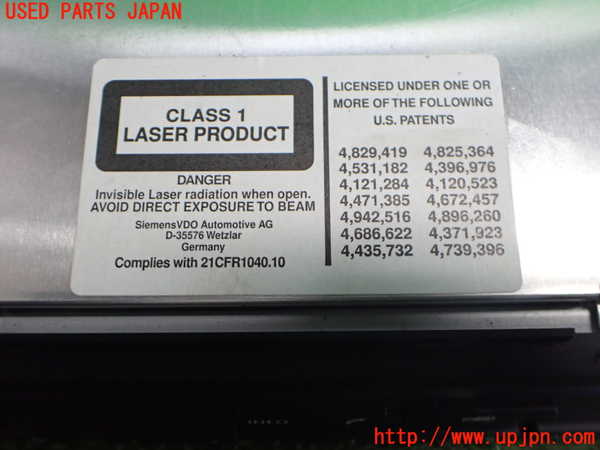 2UPJ-9235816480]BMW X3(PC30)(E83系)CDプレーヤー 中古_2