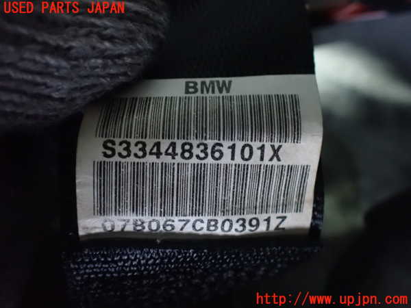 2UPJ-9235817155]BMW X3(PC30)(E83系)右2列目シートベルト 中古_2