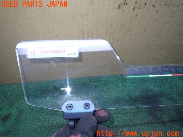 3UPJ=9235860602]アバルト 124スパイダー(NF2EK)社外 ウインドディフレクター ウインドブロッカー アクリル 中古_2