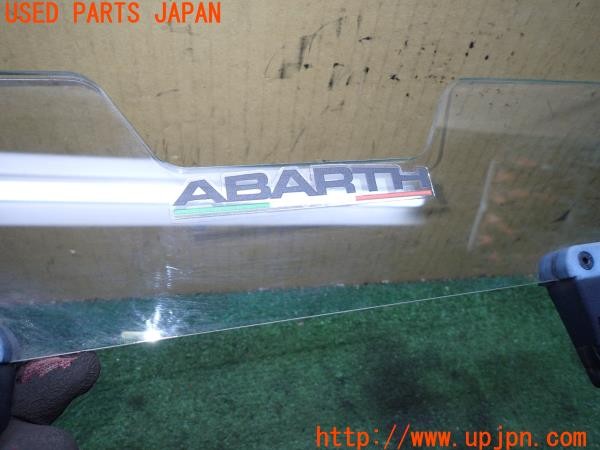 3UPJ=9235860602]アバルト 124スパイダー(NF2EK)社外 ウインドディフレクター ウインドブロッカー アクリル 中古_3
