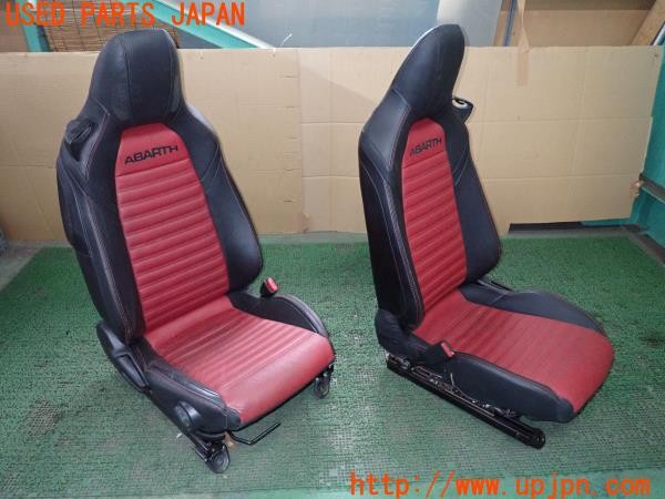 3UPJ=9235860609]アバルト 124スパイダー(NF2EK)純正 シートセット 運転席 助手席 難あり 中古_2