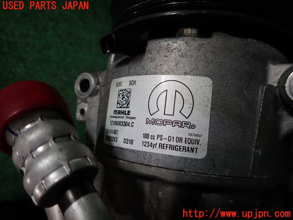 1UPJ-9235866025]アバルト・124スパイダー(NF2EK)エアコンコンプレッサー 中古_4