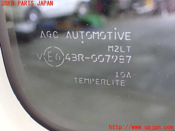 1UPJ-9235891380]デリカD：2(ソリオ)(MB36S)右クォーターガラス 中古(43R-007987 M2LT)_2