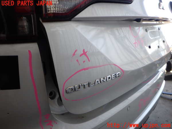 2UPJ-9235901566]アウトランダーPHEV(GN0W)バックドア リアゲート ハッチ (43R-007953) 中古_3