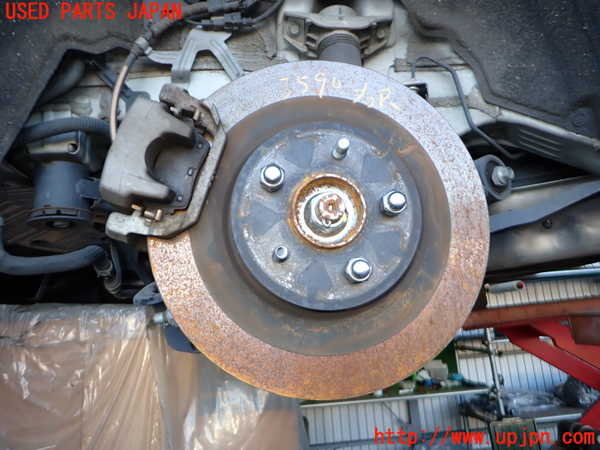 2UPJ-9235904300]アウトランダーPHEV(GN0W)右リアナックルハブ 中古_2