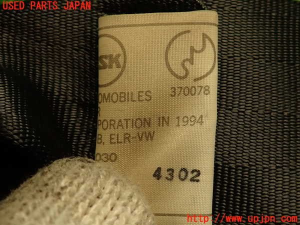 2UPJ-9235927185]セリカ GT-FOUR(ST205)左2列目シートベルト 中古_5