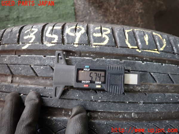 2UPJ-9235939031]アルシオーネ SVX(CXD)タイヤ　ホイール　1本① 225/50R16 中古_2