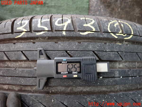 2UPJ-9235939032]アルシオーネ SVX(CXD)タイヤ　ホイール　1本② 225/50R16 中古_3