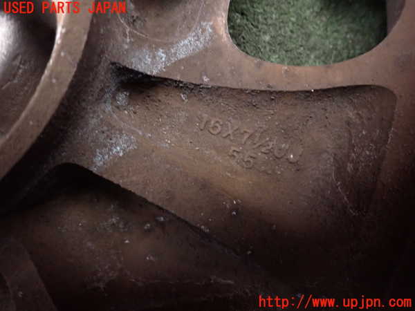 2UPJ-9235939032]アルシオーネ SVX(CXD)タイヤ　ホイール　1本② 225/50R16 中古_5