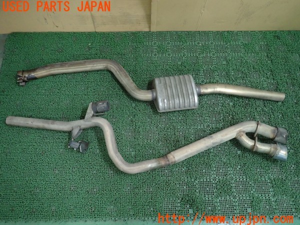 3UPJ=9235940152]BMW アルピナ D3 ビターボ リムジン(3N1A E90系)純正 リアマフラー 2分割カット 中古_2