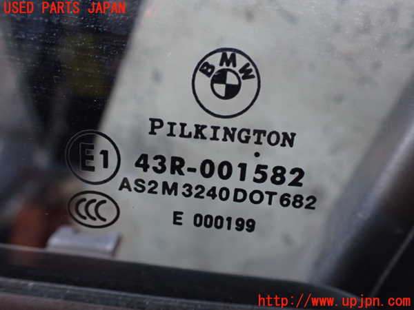 2UPJ-9235941260]BMWアルピナ・D3 ビターボ リムジン(3N1A)(E90)左前ドア (PILKINGTON 43R-001582 M3240) 中古_3