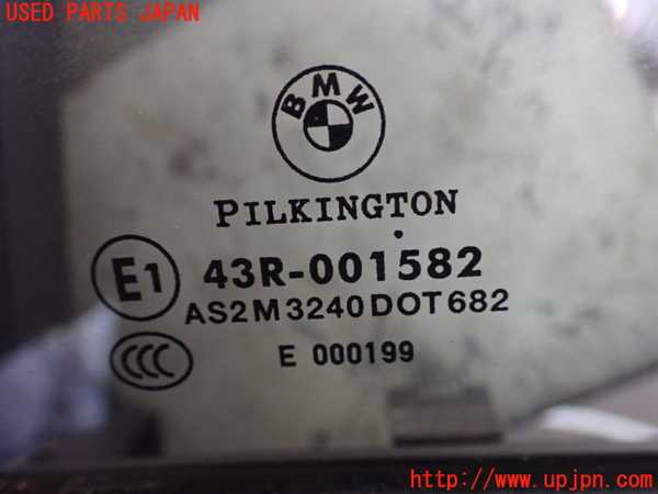 2UPJ-9235941320]BMWアルピナ・D3 ビターボ リムジン(3N1A)(E90)左後ドア (PILKINGTON 43R-001582 M3240) 中古_3