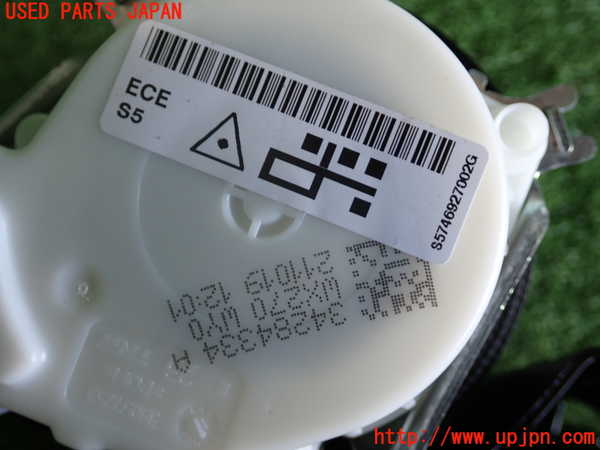2UPJ-9235957135]BMW X1(AD20)真中2列目シートベルト 中古 (F48)_3