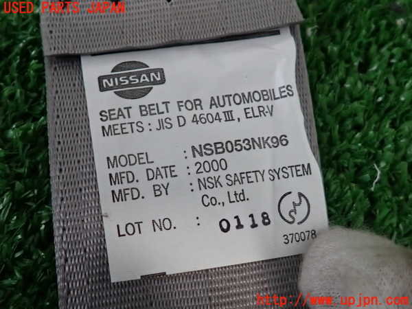2UPJ-9235967135]セフィーロ(A33)真中2列目シートベルト 中古_3