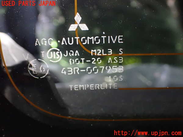 1UPJ-9235981380]デリカD：5(CV5W)右クォーターガラス 中古(43R-007953 M2L3)_2