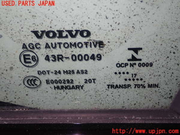 1UPJ-9235991260]ボルボ・V40 クロスカントリー(MB420XC)左前ドア 中古 AGC M25 43R-00049_3