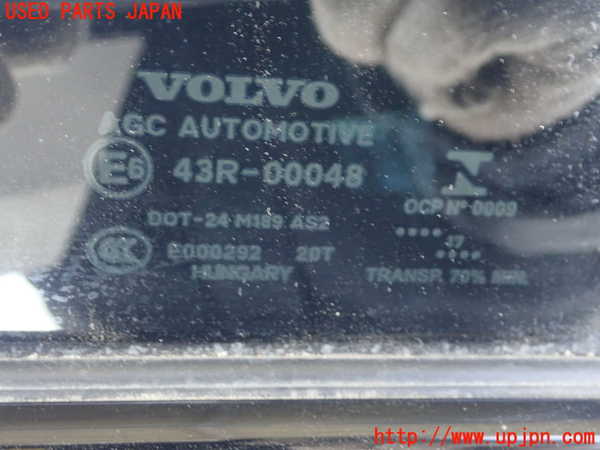 1UPJ-9235991290]ボルボ・V40 クロスカントリー(MB420XC)右後ドア 中古 AGC M189 43R-00048_2