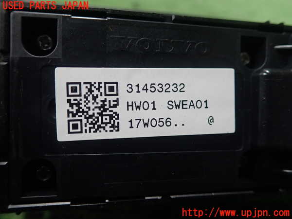 1UPJ-9235996240]ボルボ・V40 クロスカントリー(MB420XC)右前パワーウィンドウスイッチ 中古_2