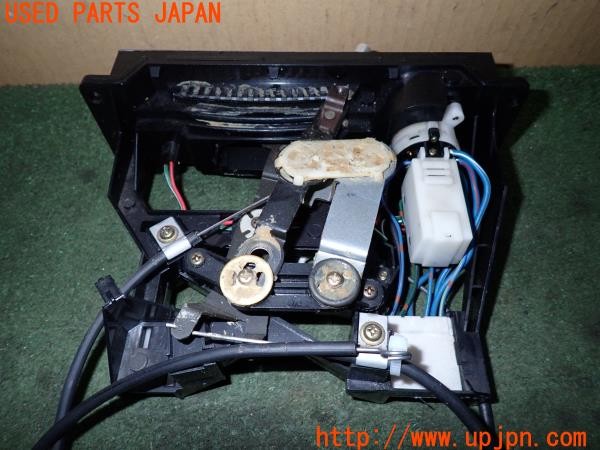 3UPJ=9236010512]ロードスター Sスペシャル(NA6CE)後期 純正 エアコンスイッチ 社外パネルカバー付き 中古_3