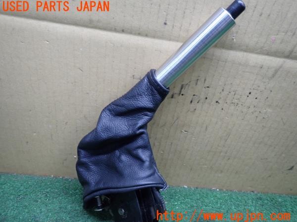 3UPJ=9236010626]ロードスター Sスペシャル(NA6CE)後期 社外 サイドブレーキレバー ブーツ ハンドル メッキ 中古_3