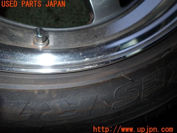 3UPJ=9236010903]ロードスター(NA6CE)後期 RAYS レイズ VOLKRACING TE37V TOYO PROXES R1R タイヤホイール 15×7J +18 PCD100 4穴 2本 中古_3